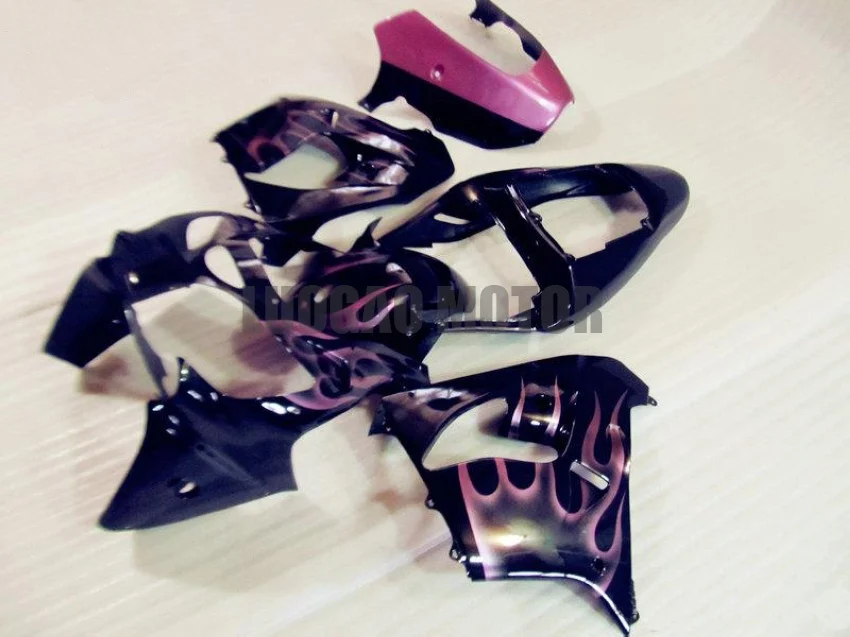 

Bodywork Sets For Kawasaki Ninja Fairings ZX-9R 2002 2003 Body Kits ZX9R ZX 9R 02 03 Pink Black Road Bike Covers