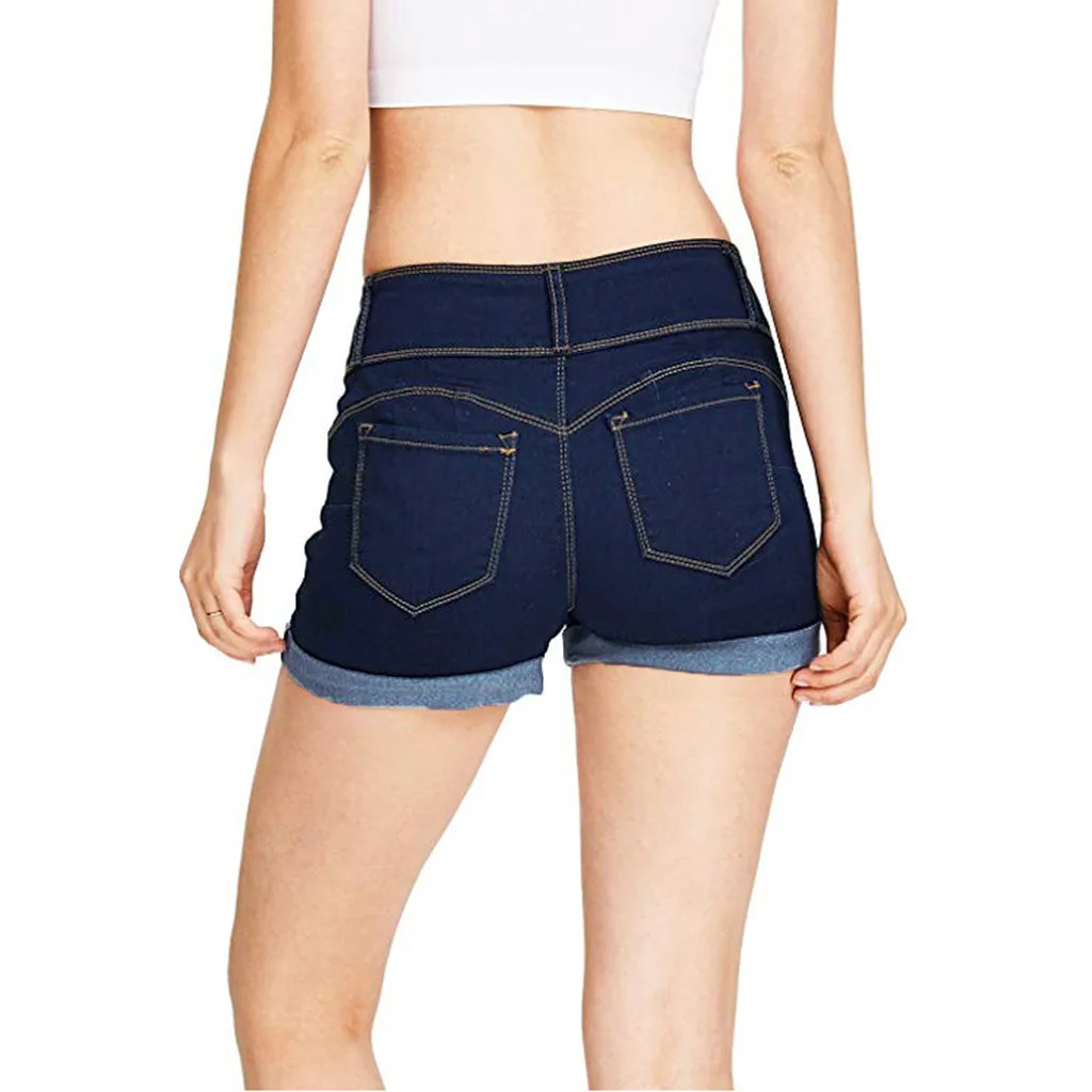 Женские брюки модные весенние женские спортивные джинсовые обтягивающие рваные