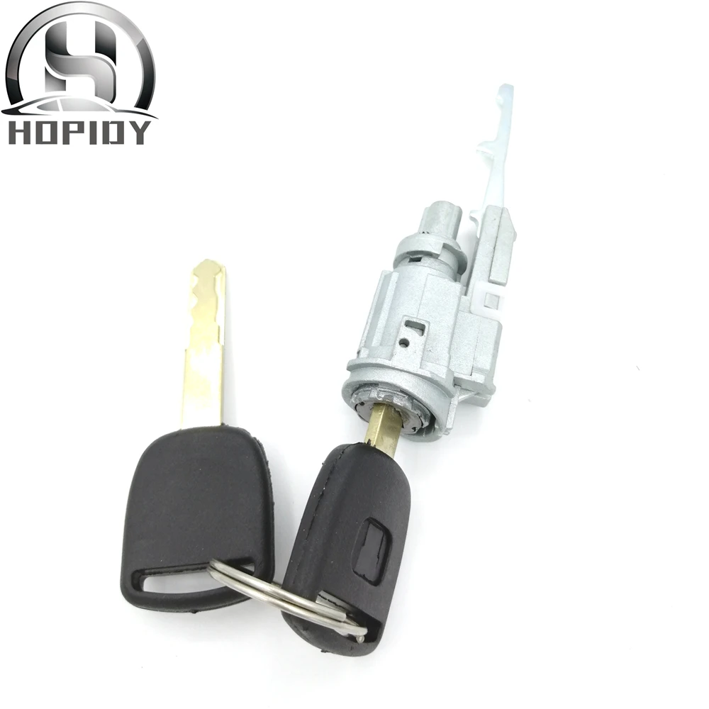 Комплект цилиндра замка передней наружной двери 35100-SAA-901 для Honda Fit 1.5L 2003-2011 года с 2 ключами.