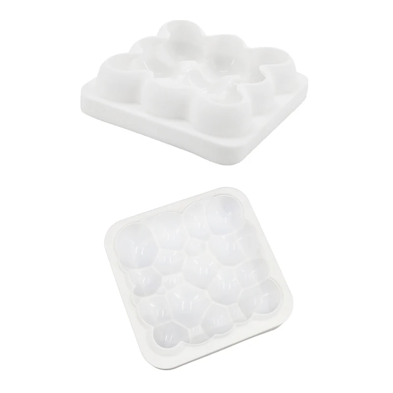 Счастливый мешок силиконовые формы облака Куб 3D торт выпечки для десерта Конфеты