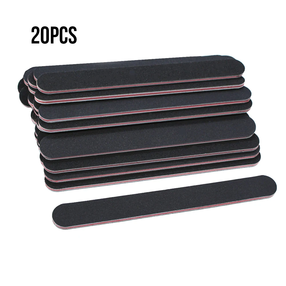10 шт./20 шт. двусторонняя пилка для маникюра|Пилки ногтей и буферы| |