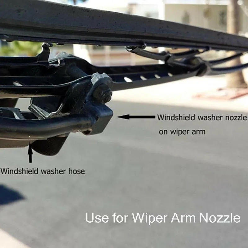 

Гибкий шланговый соединитель для труб 5 м 4,3 мм, T-образные прямые соединения для насоса очистки передней фары автомобиля