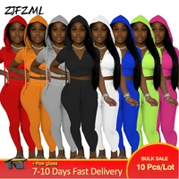 wholesale bulk items lots women tracksuit jogging suit fashion hooded zipper jackettight pant legging fall clothing 2 pcs set