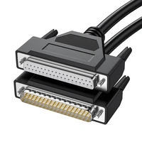 pure copper db37 extension cord male to male to female 37 pin cable parallel port cable serial computer monitor data cable