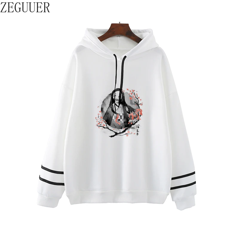 

Japanese Anime Kimetsu No Yaiba Demon Slayer Vintage Autumn Men/woman Hoodies Harajuku Streetwear Fashion Men Funny Hoodies