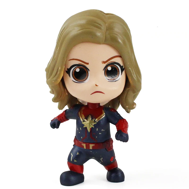 6 шт./лот Endgame экшн фигурка танос Железный человек Тор Халк Капитан Америка Карол