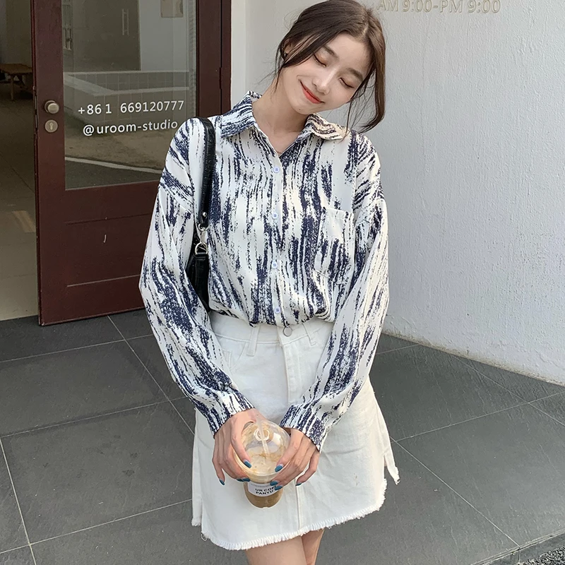 

BETHQUENOY Women 2021 Plus Size Shirts Chiffon Spring Ladies Tops Blusas Camisas Mujer Oversized Chemisier Femme Vintage Blouses