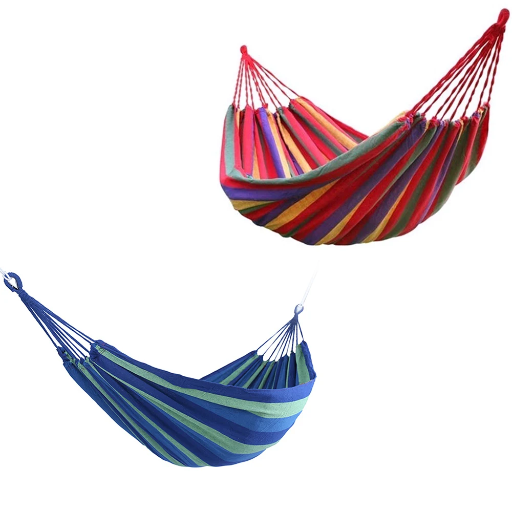 Портативный Сад холст гамак кровать кемпинг висит крыльцо задний двор Крытый