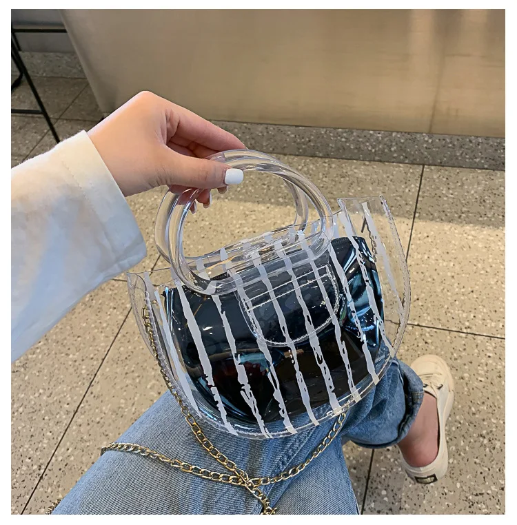 Летняя прозрачная гелевая сумка | Багаж и сумки