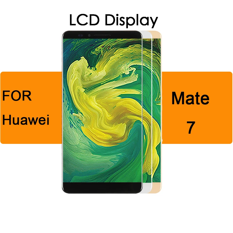 Оригинальный чехол для HUAWEI Mate 7 ЖК дисплей сенсорный экран дигитайзер частей с