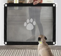 pet barrier fences portable folding breathable mesh dog gate pet separation guard isolated fence dogs baby safety fence