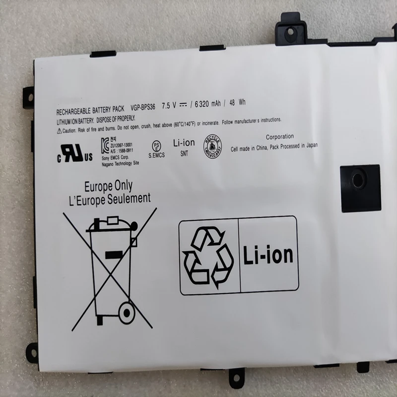 Новый VGP-BPS36 для Vaio Duo 13 Convertible Touch 3 &quotSVD13211CG SVD1323YCGW SVD1321BPXB SVD1323XPGB SVD132A14W Оригинальная