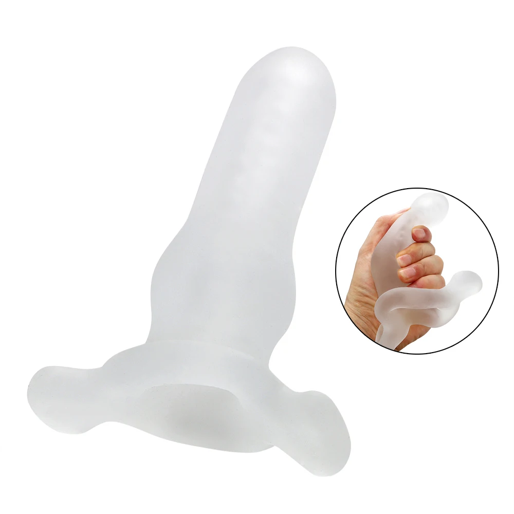 VATINE Hollow Anal Plug Male Penis Dildo Insert Design Prostate Massager Soft Butt Silicone Sex Toys for Women Men Gay | Красота и