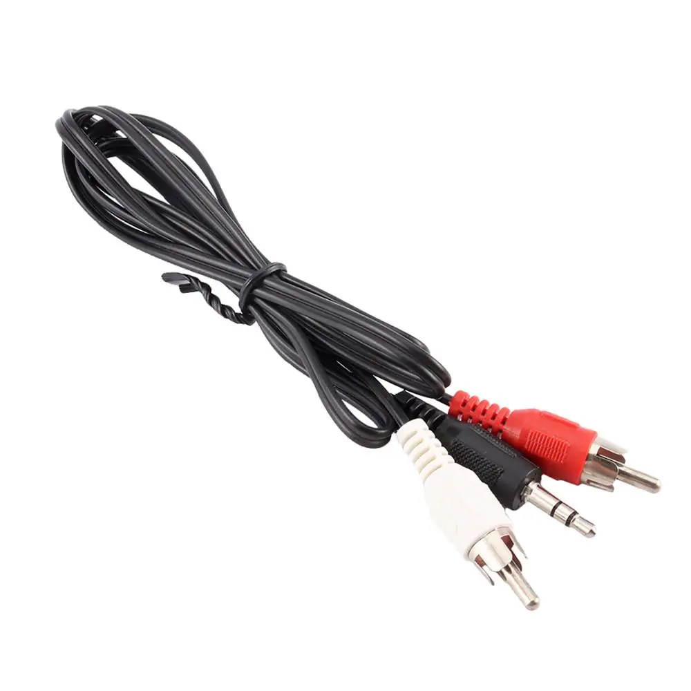 Аудиокабель 3 5 мм 1 м VGA на 2 RCA аудиоадаптер кабель для iPod Mp3 Mp4 плеера мобильного