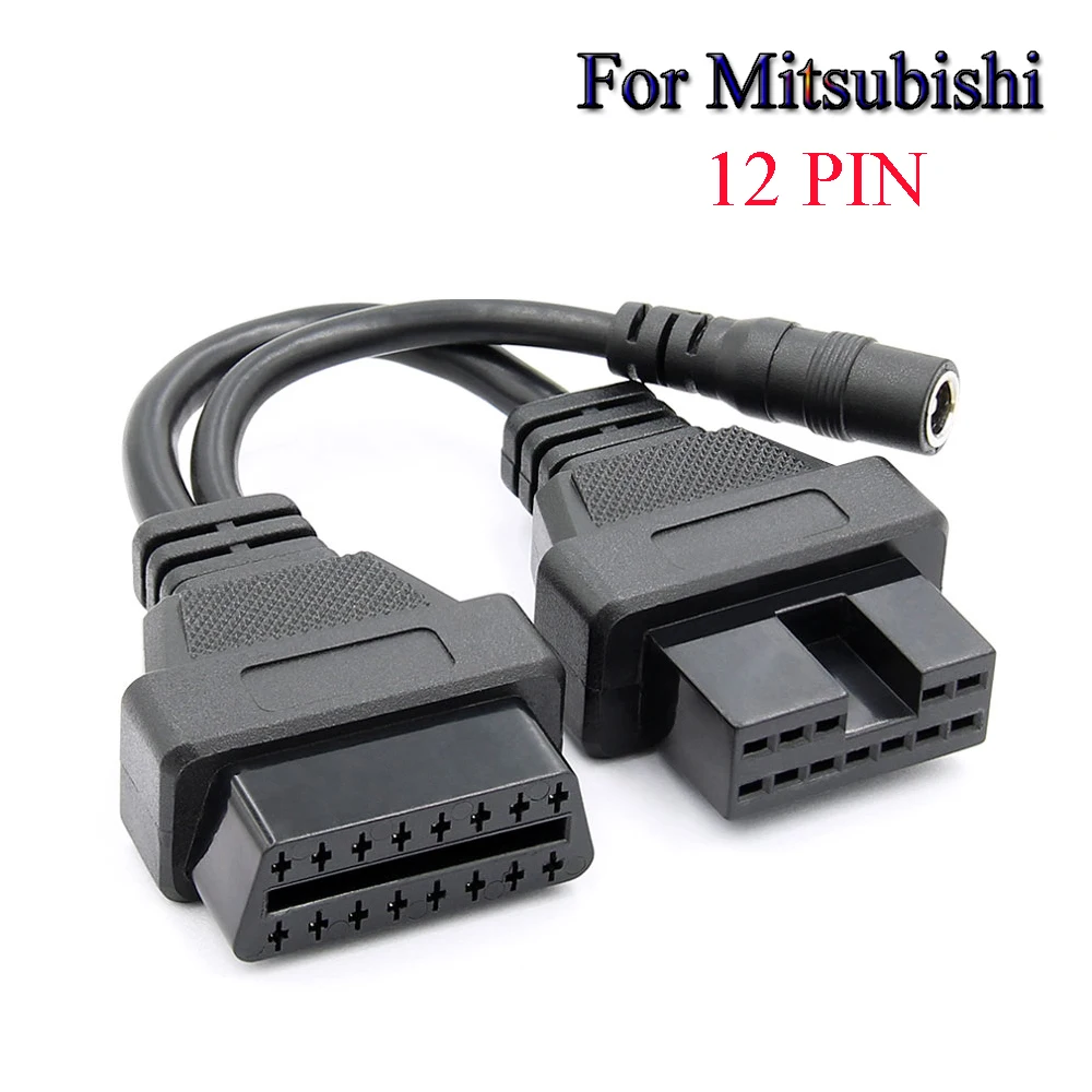 for Mitsubishi Для G-M 12PIN для Opel для Honda Для KIA для Mazda для Nissan для Mitsubishi OBD2 Диагностический адаптер OBD разъем OBDII сканер - Цвет: for Mitsubishi