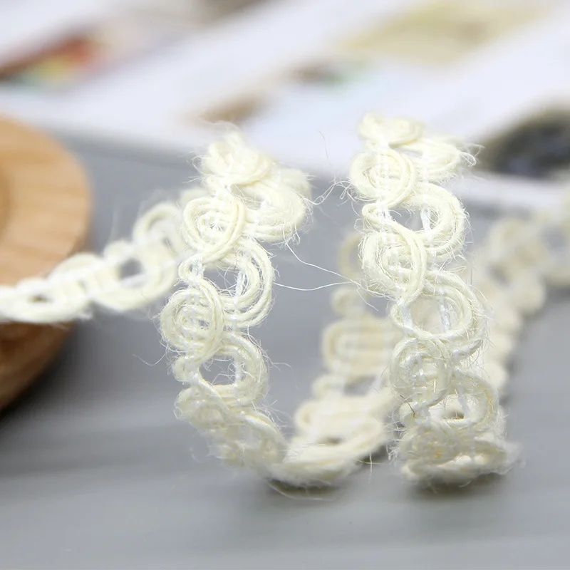 Джутовые ленты из натурального белого джута 10 метров/рулон шитье для рукоделия