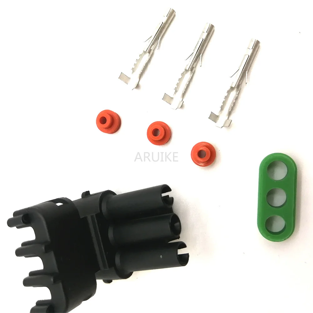 5 комплектов 3P водонепроницаемый электрический разъем для Weatherpack автомобильный