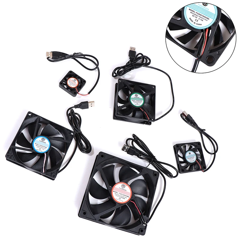

DC 5V USB Brushless Sleeve Bearing Fen Computer PC Silent Cooler Cooling Fan Suitable For Computer PC CPU Case Cooling Fan