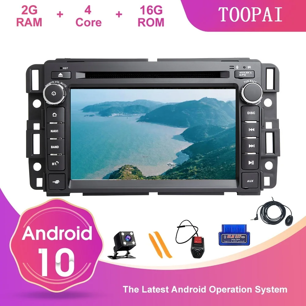 TOOPAI Android 10 для Chevrolet GMC Hummer Yukon Denali надлежащие температуры Buick Suburban Tahoe Экспресс авто