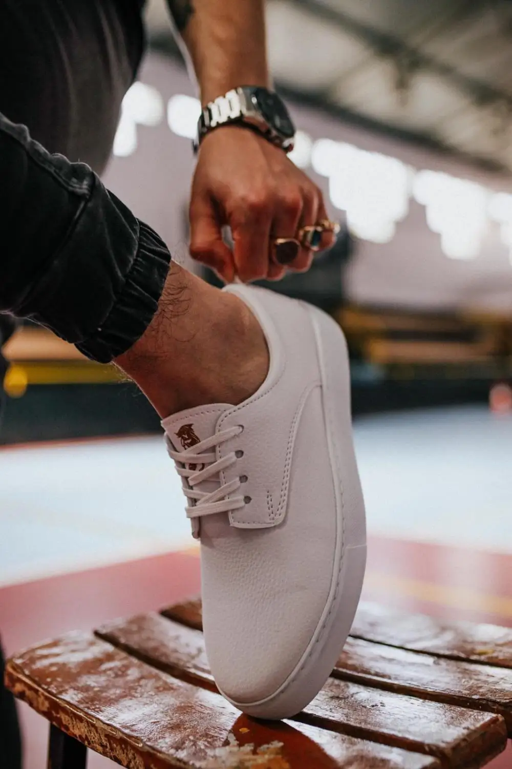 

Knack Casual Men's Shoes White Color (White Sole) Lace-Up Comfortable High Sole Artificial Leather Stylish Trend Summer Spring Season Sneakers Shoes For Men With Free Shipping Casual Shoes Men Sneakers Luxury Brand 077