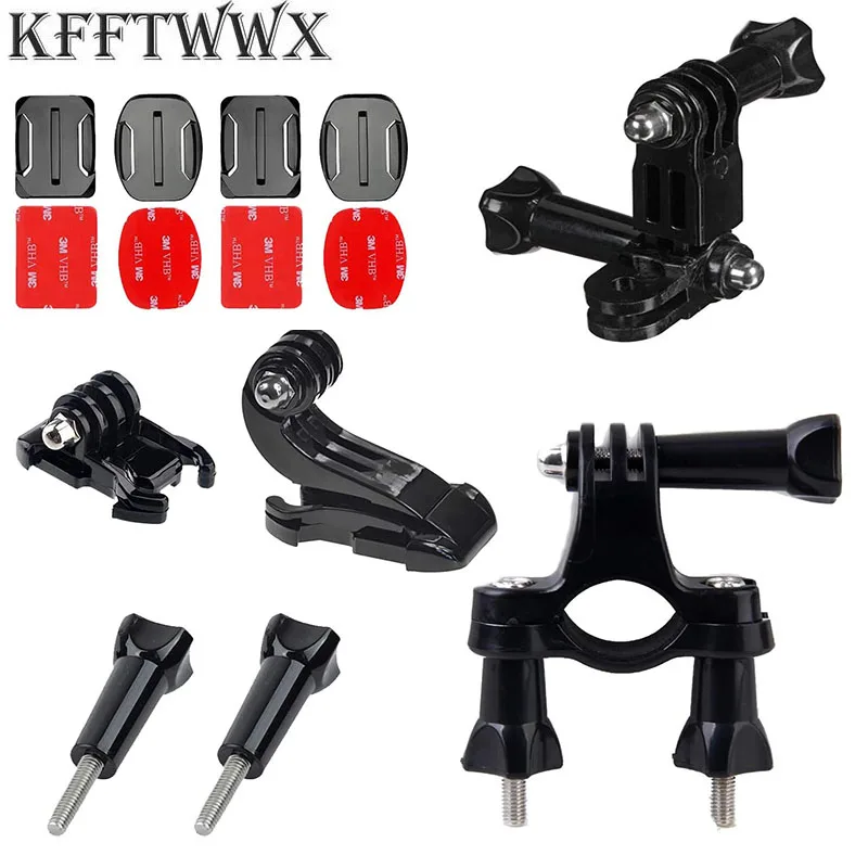 Набор аксессуаров для велосипеда для экшн-камер GoPro Hero 10 9 8 7 6, черный ремешок на грудь для 5 4 3 + 4session YI 4K SJCAM EKEN Набор аксессуаров для велосипеда для экшн-камер GoPro Hero 10 9 8 7 6, черный ремешок на грудь для 5 4 3 + 4session YI 4K SJCAM EKEN