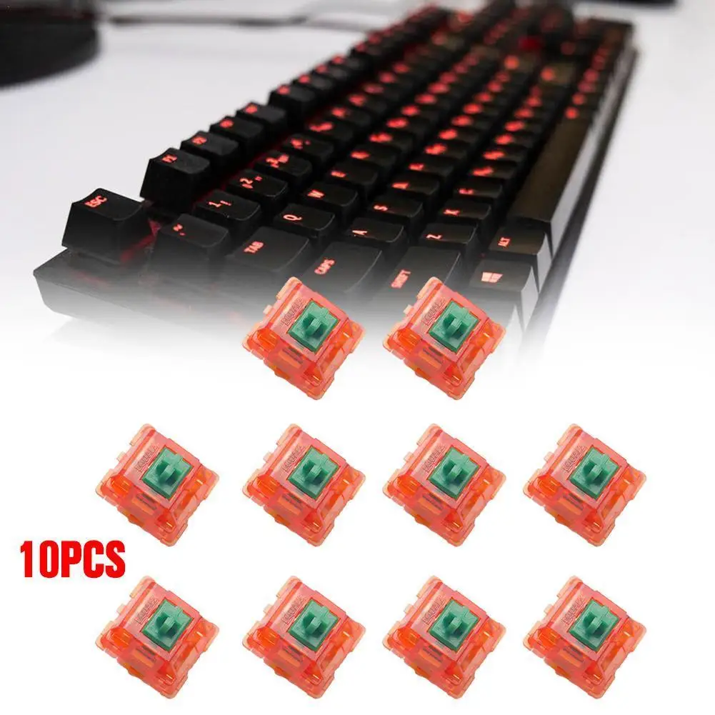 

Mechanical Keyboard Shaft Translucent Orange Red Shaft Customized Shaft Body V2 Produced By For EQUALZ