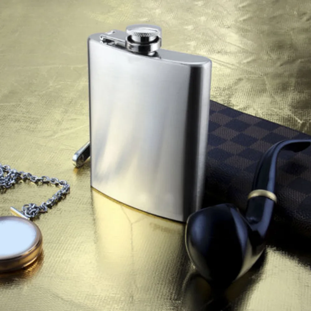 

Portable 112ml/140ml/168ml/196ml/224ml/500ml Stainless Steel Wine Pot Hip Liquor Whiskey Alcohol Flask Cap and Funnel Hip Flask