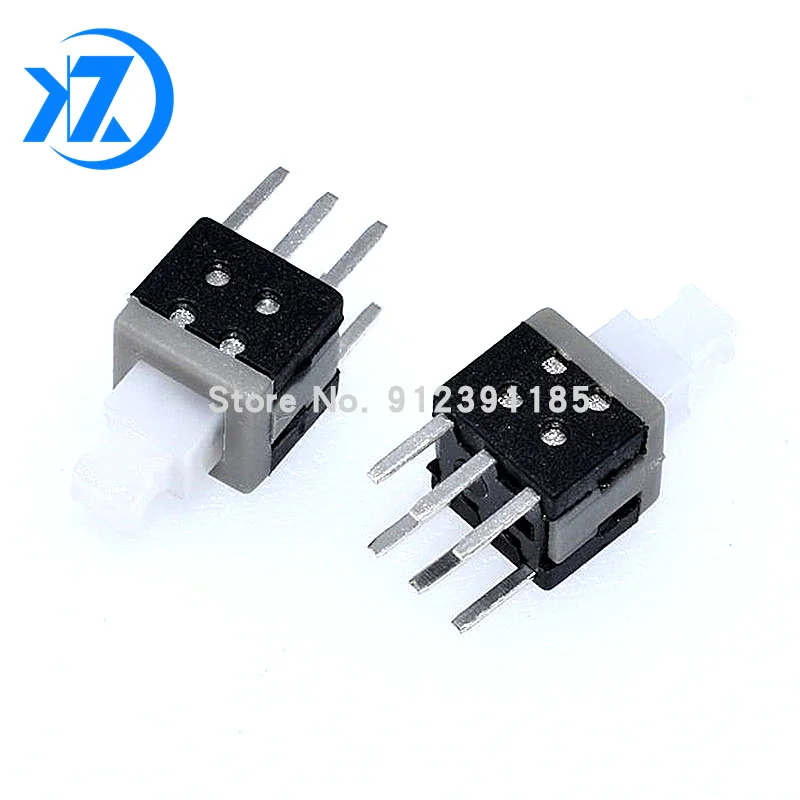 10PCS/LOT 5.8*5.8 7*7 8*8 8.5*8.5mm Self Locking Push Tactile Power Micro Switch Kit 6 Pin Button Switches | Обустройство дома