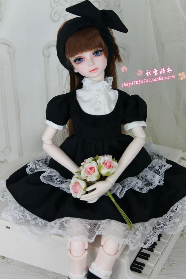 1/4 1/3 BJD одежда аксессуары комплект кукольного платья горничной для BJD/SD Giant baby MSD SD13