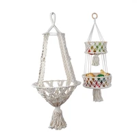 hand woven cat bed boho pet net bag hammock macrame hanging swing dog bed basket home accessories cats house puppy gift bohemia