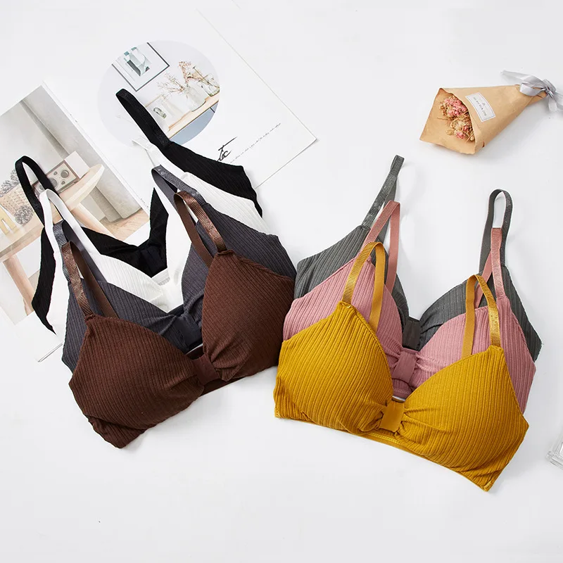 Бюстгальтер женский кружевной без косточек тонкий бюстгальтер мягкий бесшовный