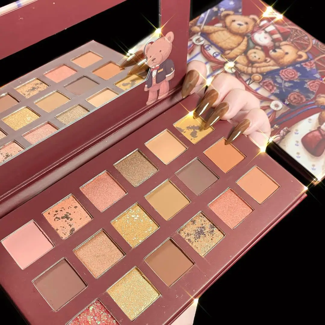 

Professional Cosmetics Eyeshadow Palette Naked Pigment Waterproof Soft Nude Glitter Matte Shadows