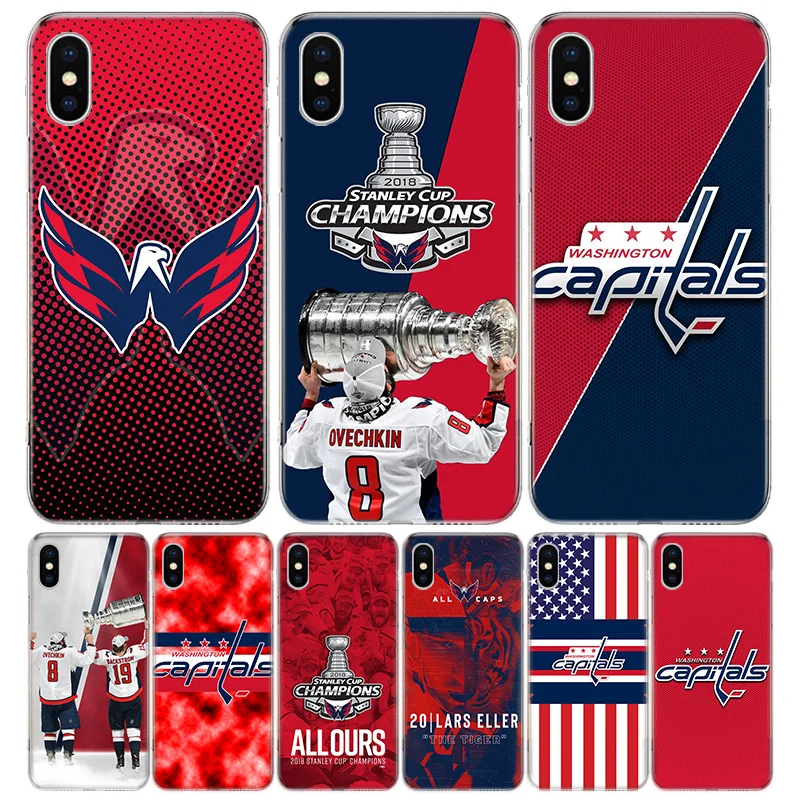 

Capitals Hockey Alexander Ovechkin Phone Case For iPhone 13 12 11 Pro Max 6 X 8 6S 7 Plus XS XR Mini 5S SE 7P 6P Pattern Cover C