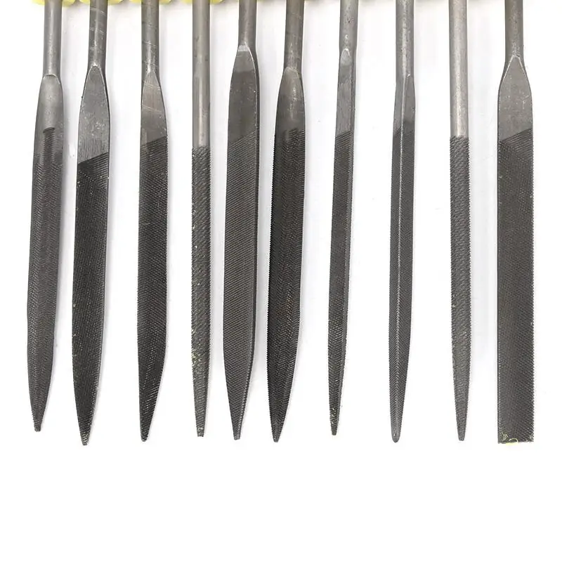 Набор пилок для работ по металлу 10 шт. набор с иглами 140/160/180 мм плоские квадратные