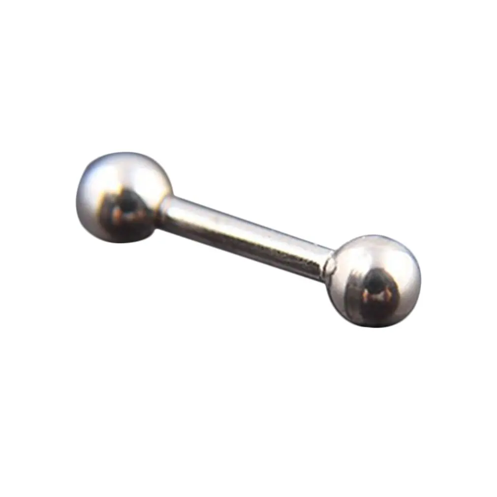 Earring Nail Dumbbell Double-sided Ball Fashion Party Design Stainless Titanium Steel Decoration New | Украшения и аксессуары