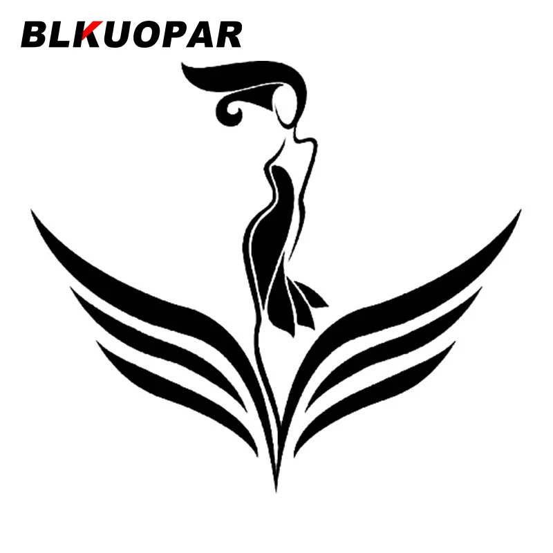 

BLKUOPAR сексуальные красивые женские автомобильные наклейки, модные женские наклейки, Водонепроницаемый скейтборд, виниловые автомобильные ...