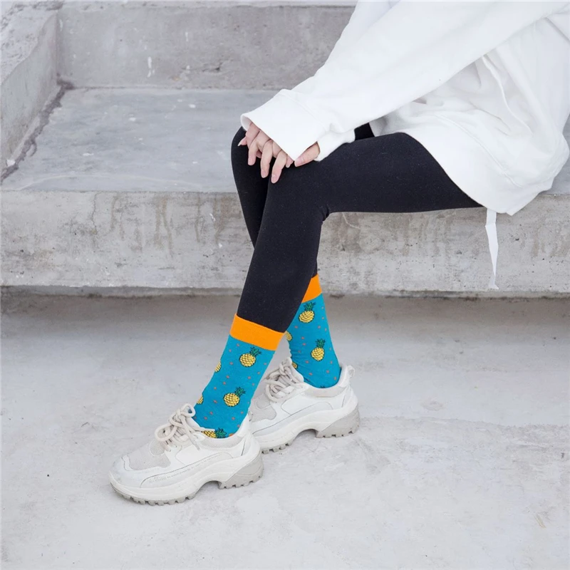 Носки унисекс Happy креативные абстрактные носки с оригинальным рисунком парные