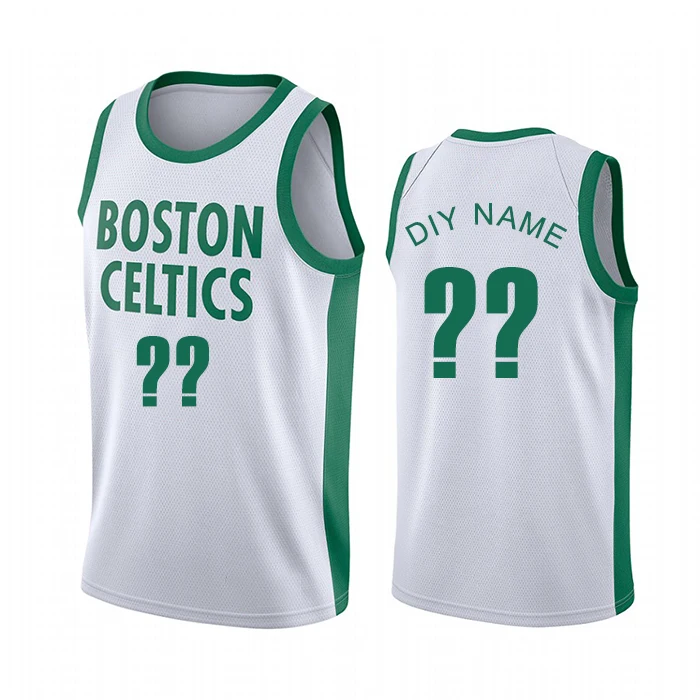 

Custom Name + Number Men Woman Basketball Clothes Sport Kit Uniform Boston Celtics Nets Heat Sets T Shirts DIY Streetwear Loose