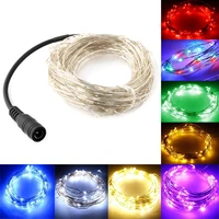 510m led silver wire fairy starry string lights dc 12v indooroutdoor decor 50leds 100 leds silver wire multiple colors fancy