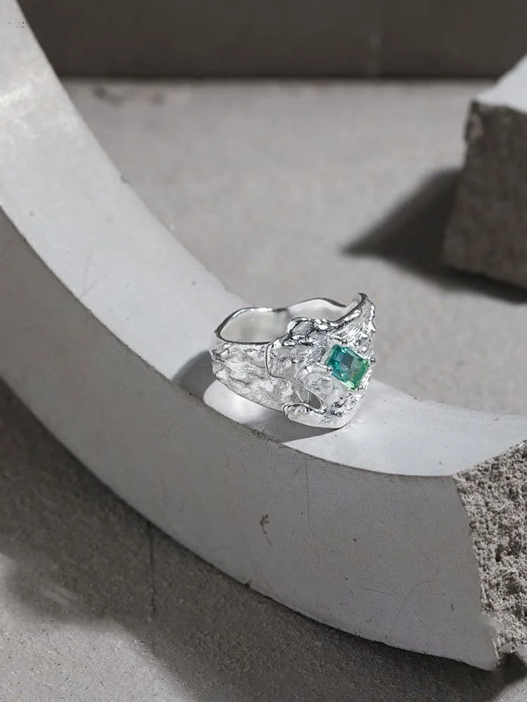 

925 Sterling Silver Zircon Cubic Zirconia Rings Sets For Women Minimalist Luxury Matching Party 2021 Jewelry Personalized