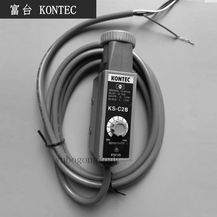 KONTEC Color Mark Sensor Logo Photoelectric Eye KS-C2W / G / R / B / White Light / Green Light