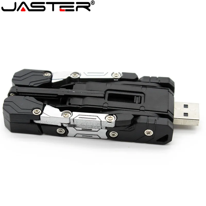 JASTER пластиковая игрушка стиль U диск мультипликационный персонаж usb флеш-накопитель transomer pendrive 4 ГБ 8 ГБ 16 ГБ 32 ГБ трансформационный робот