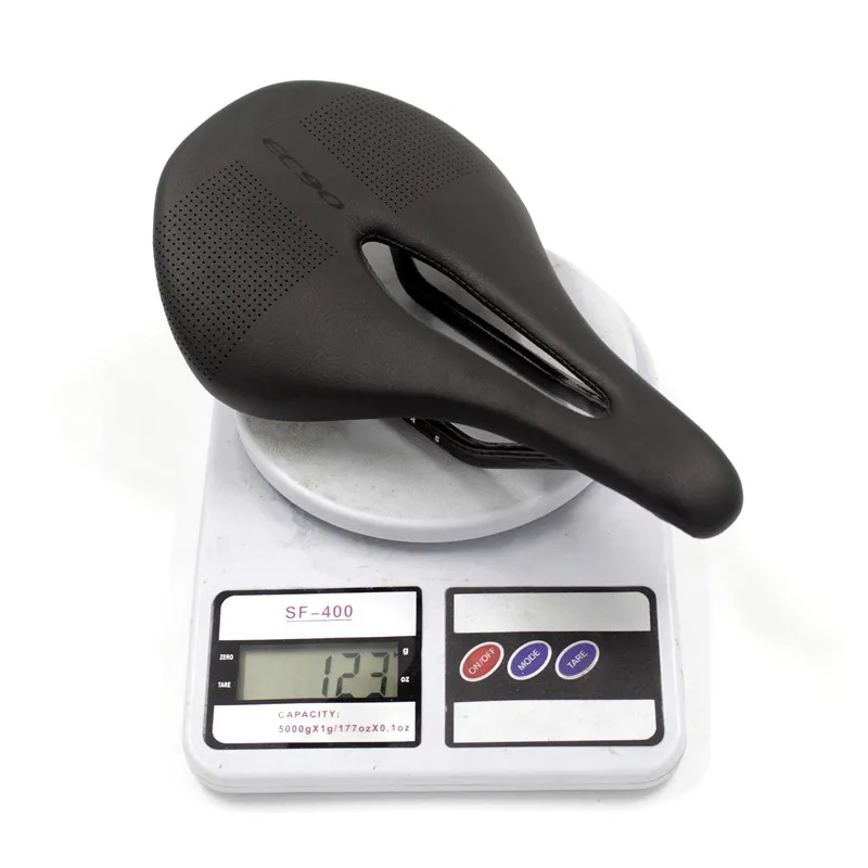 

EC90 bicycle cushion carbon fiber saddle fully breathable leather road car mountain bike seat bag