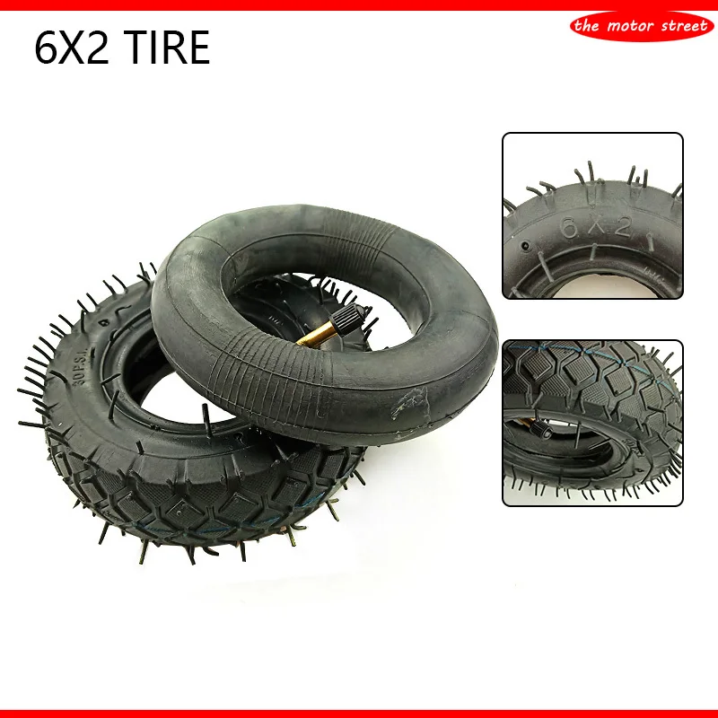 

6X2 Inflation 6-дюймовая внутренняя и внешняя шина для электрического скутера, колесного кресла 6X2, пневматическая шина
