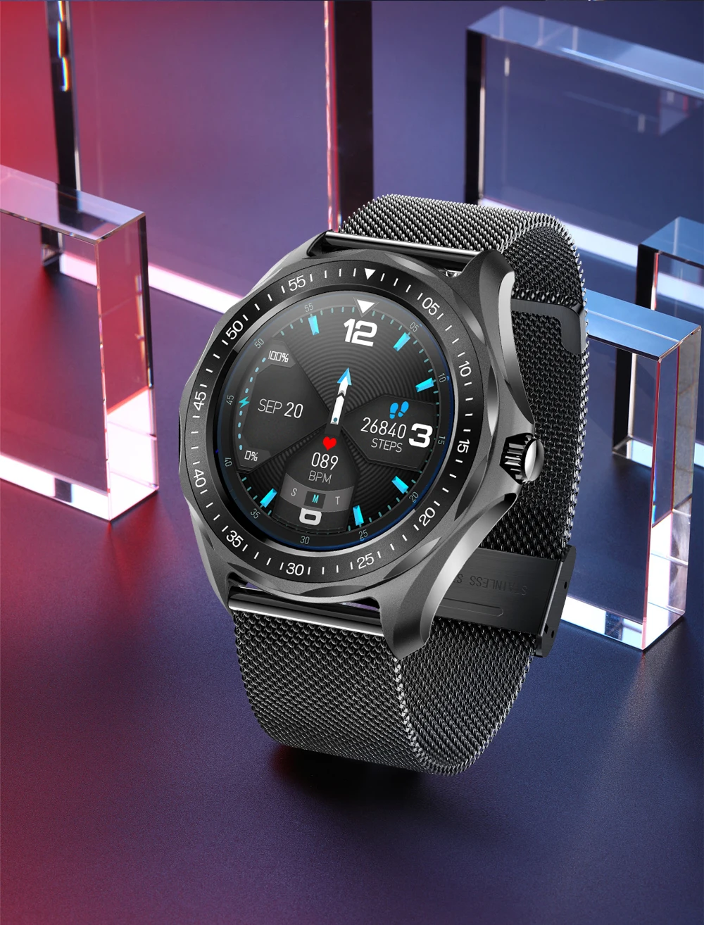 

SENBONO S09 PLUS IP68 Waterproof Weather Smart Watch Heart Rate Blood Pressure Monitor Smartwatch Fitness Tracker Clock Bracelet