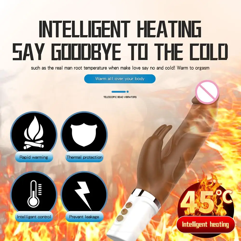 Реалистичный Вибратор фаллоимитатор Электрический Телескопический вибратор