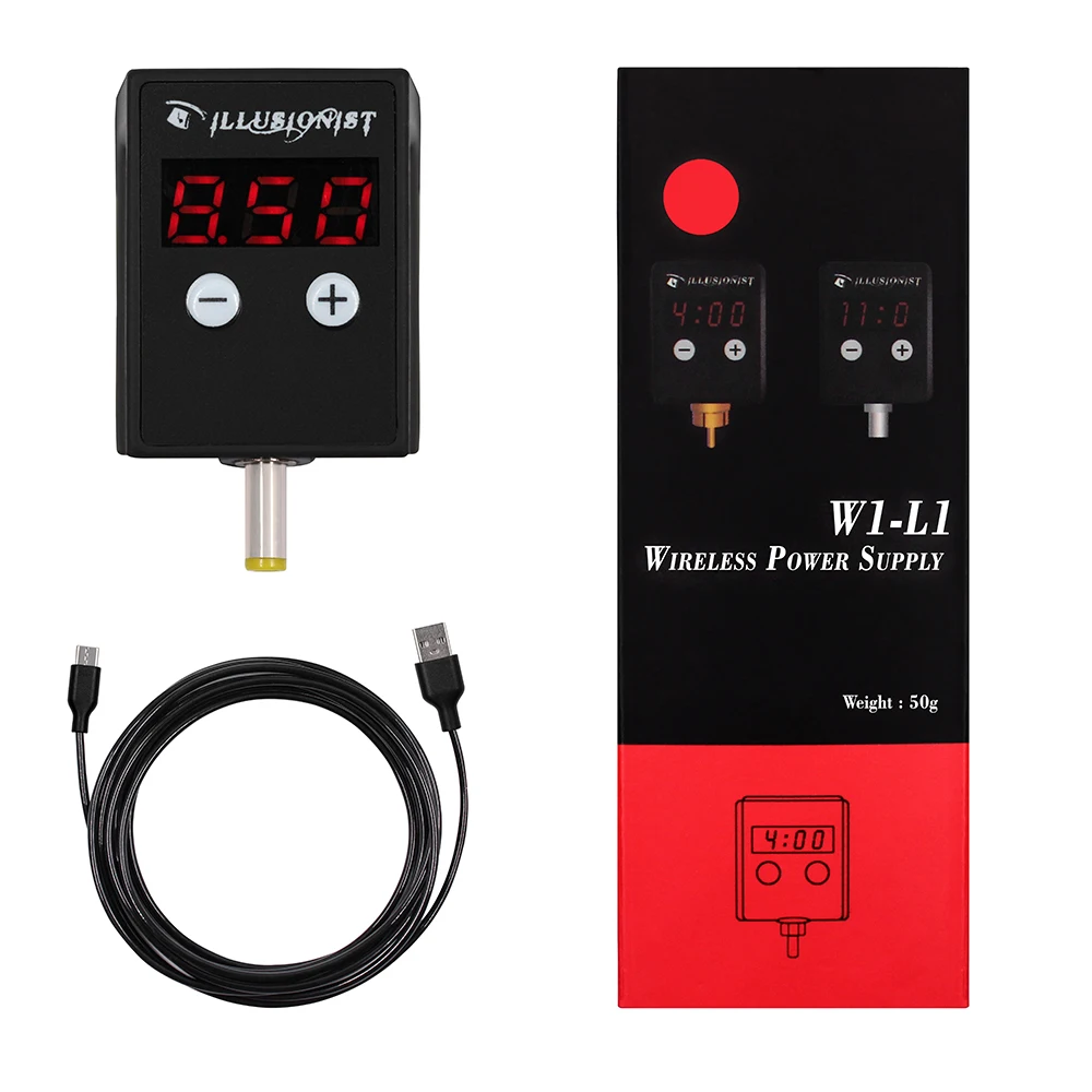 Новейший 2шт беспроводной источник питания мини татуировки RCA/DC разъем Поставщик