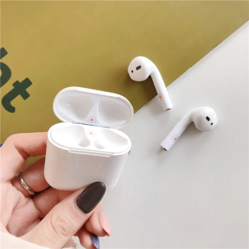 Милый защитный чехол s для Airpods, чехол, защита от пыли, наклейка, внутренняя крышка, s пленка для Apple Air Pods 2 1 - Цвет: 2