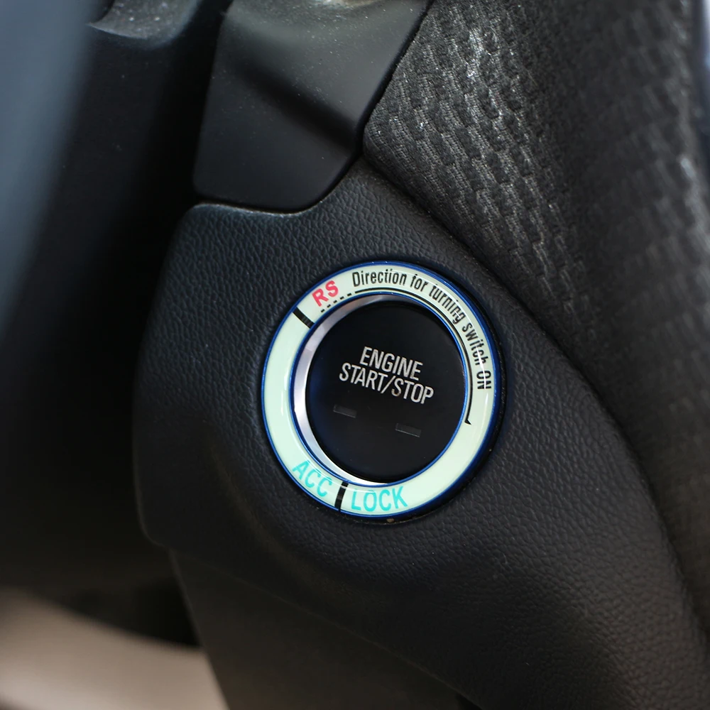 Светящееся кольцо зажигания автомобиля для Opel astra Mokka VW Golf Jetta Tiguan Peugeot 206 508 Seat Leon