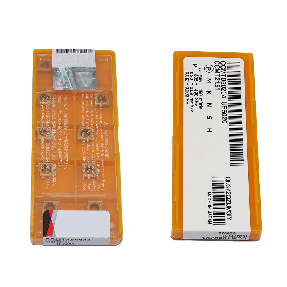 

10PCS CCMT060204 UE6020 Internal Turning Carbide Inserts High Quality CNC Lathe Tool Machine Accessories For SCLCR Toolholder